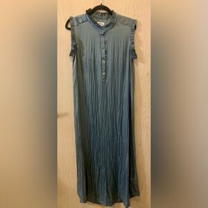 Zadig & Voltaire Crinkle Silk-Blend Midi Dress